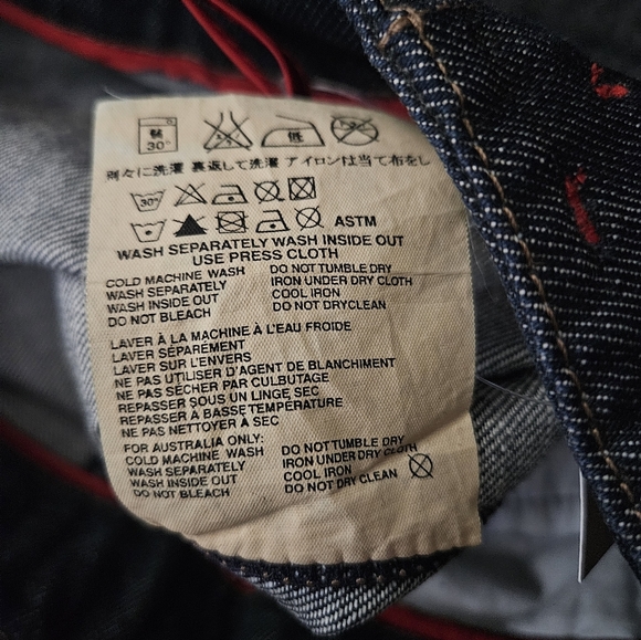 Vintage Prada Denim Back Zip Midi Pencil Skirt Size 38 Italy US 2 Blue Y2K - Picture 8 of 9